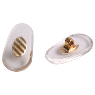 鸿镁宸抵菌金属芯鼻托叶眼镜配件垫高防滑鼻托美观舒适抗氧化铜绿