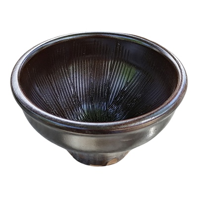 老式土陶瓷镭钵研磨器