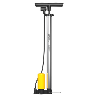 得力家用自行车打气筒充气泵