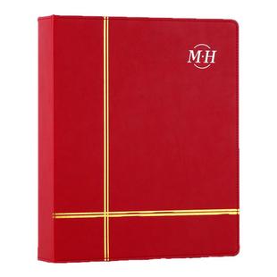 皮质钱币收藏册大容量活页硬币银元保护袋收纳册蛇年纪念币收集册