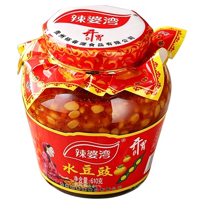 贵州特产香辣水豆豉下饭酱黄豆豉