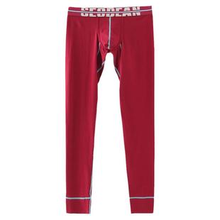 SEOBEAN希宾 男士薄款秋裤单层保暖时尚打底低腰纯色单条紧身棉质