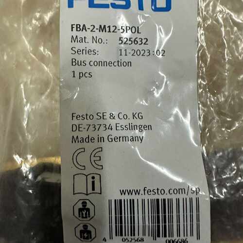 全新FESTO费斯托FBA-2-M12-5POL连接器，转换—议价