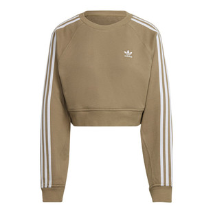 阿迪达斯三叶草卫衣外套女款爆款2026冬新款针织连帽套头衫JC6853