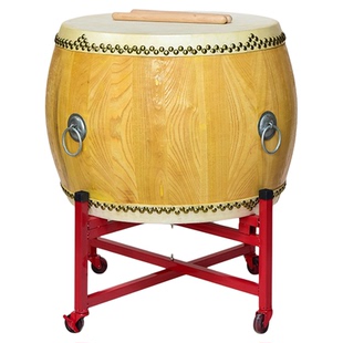 高音战鼓椿木白茬原木鼓堂鼓威风锣鼓头层水牛皮黄牛皮大鼓乐器