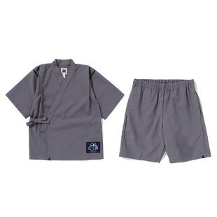 BAPE童装春夏日式龙虎刺绣标猿人图案和服浴衣短裤套装343001K