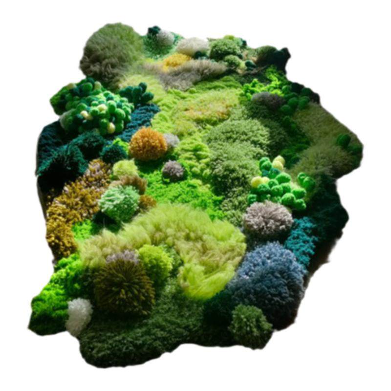 万物生苔藓地毯材料包生日礼物手地毯
