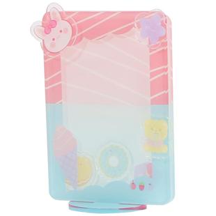 亚克力相框定制明星周边拍立得拆乐3寸照片爱豆小卡展示插卡立牌