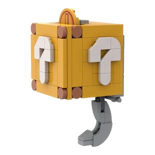 放钥匙挂钩免打孔无痕墙上学生宿舍进门问号箱拼装积木创意钥匙挂