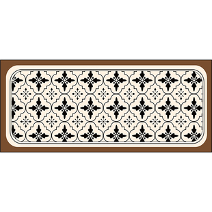 法式复古风餐边柜垫子防水防油免洗防烫桌垫轻奢高级感茶几垫子