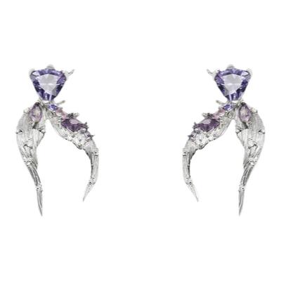 PP饰品《爱丽儿》精灵耳人鱼尾耳骨夹女小众设计感耳饰无耳洞耳挂