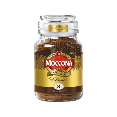 现货速发| Moccona摩可纳8号400g深度10号速溶黑咖啡无添加糖冻干