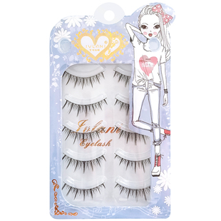 艾唯拉妮 新款小恶魔假睫毛女自然款日本仿真仙子毛整条贴眼睫毛