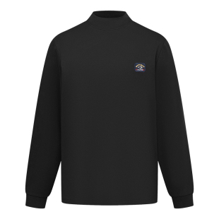 BRAVE&SHARK/勇士鲨鱼卫衣男半高领套头衫休闲百搭保暖打底衫男