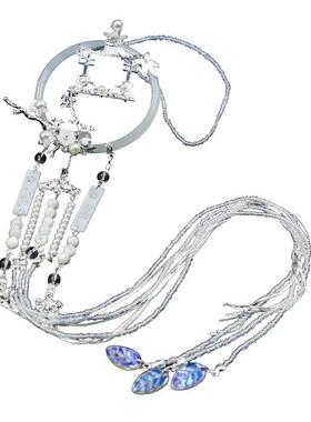 汉服流苏古风禁步腰佩饰品吊坠成品风琉璃花朵环挂坠宋明制配饰配