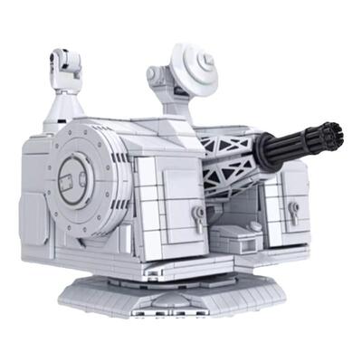 军事科教防空炮积木【遥控版】