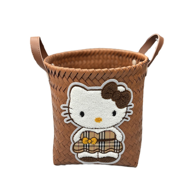 编织收纳筐hellokitty衣服玩具筐