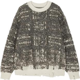 [商场同款]速写男装2025冬新品长袖毛衫圆领提花设计感9PB311230