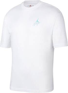 Nike/耐克官方正品Air Jordan男子休闲宽松印花短袖T恤DZ4055-100