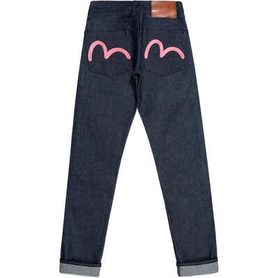 日本制Evisu刺绣牛仔裤