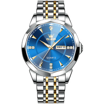 【瑞士精品】夜光防水实心钢带