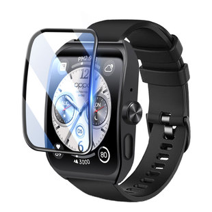 适用于oppowatch4pro手表膜oppo智能运动watch4 pro表盘保护贴膜watch4pro钢化水凝膜全屏全包边防摔0pp0