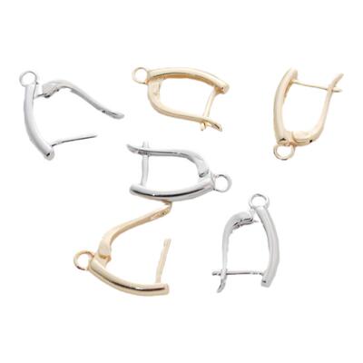 14k保色带吊耳挂扣diy配件