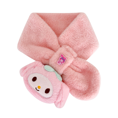 儿童库洛米围巾~毛绒保暖围脖