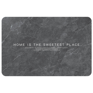 卫生间地垫吸水垫硅藻泥浴室门口防滑脚垫子厕所软垫厨房地毯卫浴