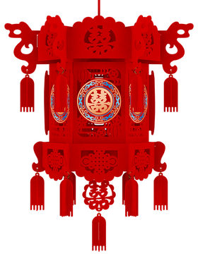 结婚45灯笼奢福无纺布灯笼结婚