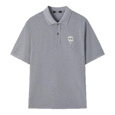 KARL LAGERFELD【纯棉】气质亲肤短袖POLO衫25夏季卡尔老佛爷男装