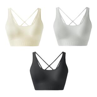 本周2件装小胸周周杯无缝一体固定杯亲肤透气无钢圈运动文胸内衣