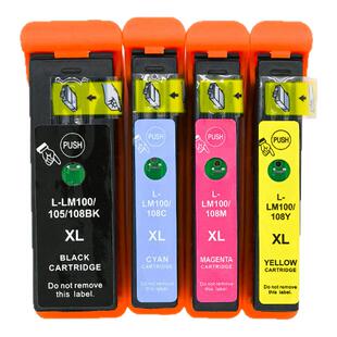 适用利盟S408墨盒108XL 100XL 105XL S708 S405 S308打印机墨盒