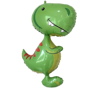 热带植物大阔叶拉花挂饰恐龙气球主题派对教室橱窗生日会背景装饰