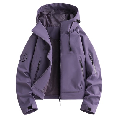 春秋季新款冲锋衣情侣登山服外套