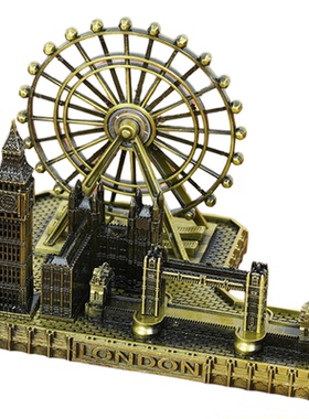 创意英国伦敦塔桥大本钟摩天轮