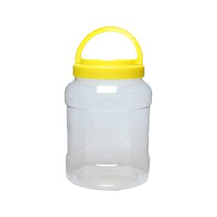 七斤蜂蜜瓶3500g装水五公斤加厚2500ml塑料大广口透明手提酱菜瓶