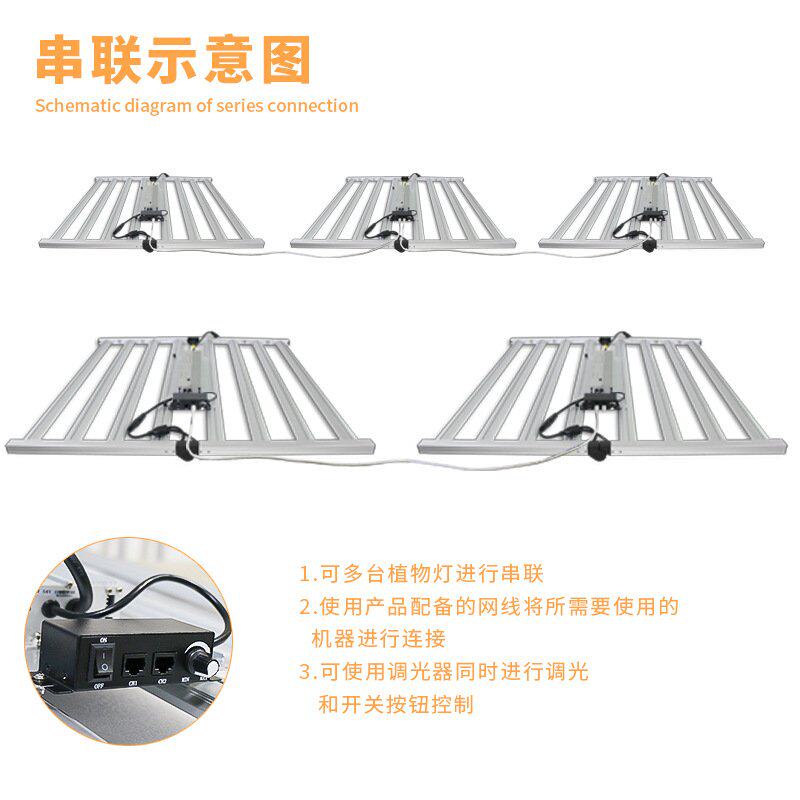 640W室内照明大功率led八爪鱼植物补光灯高光效led大棚植物种植灯