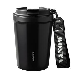 Vanow咖啡杯316不锈钢保温杯2025新款学生女高颜值便携水杯子定制