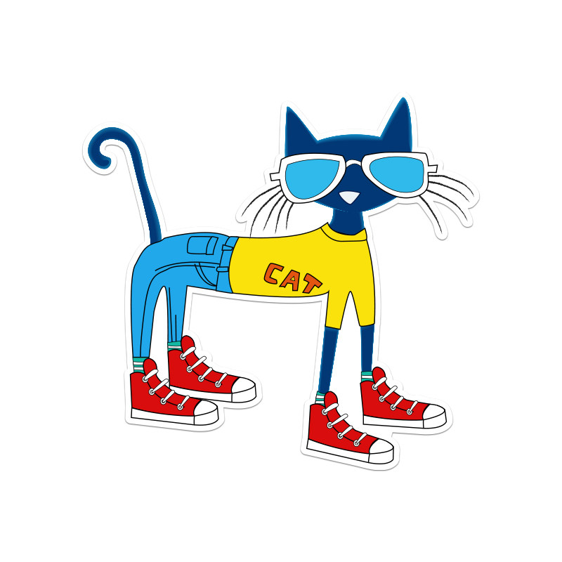 皮特猫做自己才最酷双语绘本毛毡