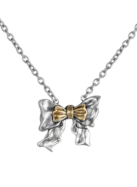 铜镀白k0字链金银做旧项链