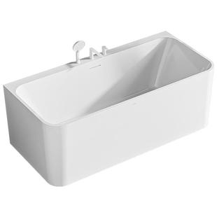 浪鲸卫浴家用浴缸亚克力奶油风浴室泡澡成人浴池小户型220