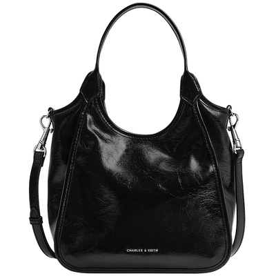 CHARLES&KEITH25秋季新款CK2-30782659简约手提式托特包菜篮子包