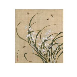 宣纸印刷微喷复制打印国画客厅装饰字画余稚工笔花鸟名人字画