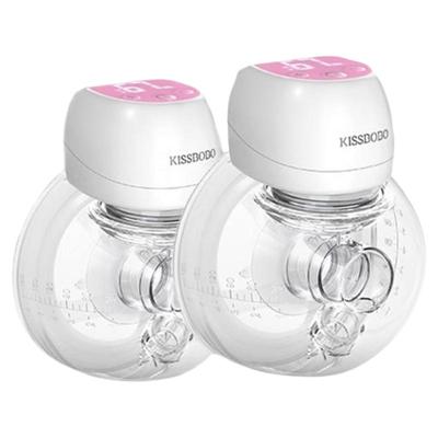 kissbobo免手扶吸奶器电动双边小奶碗全自动静音便携无痛挤奶器X1
