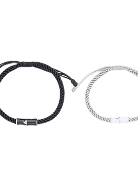 竹定情侣手链学生小众设计感