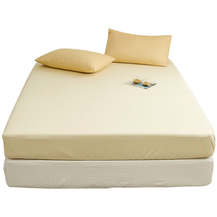 A类100支床笠纯棉单件儿童全棉1.8m床垫保护套防滑床罩床单定制夏