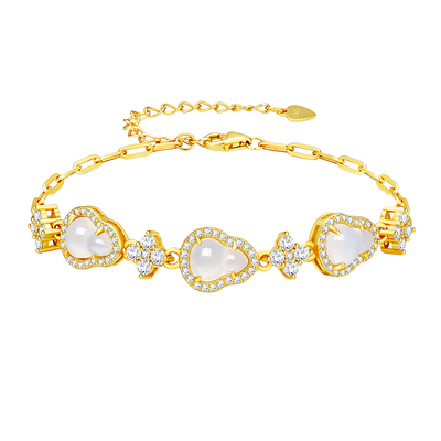 中国黄金【玉葫芦手链送妈妈】