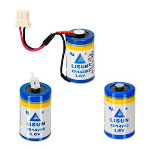 适用LISUN力兴 ER14250 台达PLC编程器定位仪表电池 1/2AA 3.6V锂电池