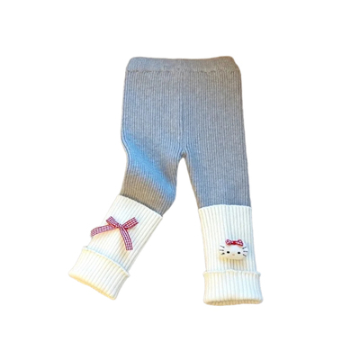 婴儿打底裤秋冬加厚女宝宝裤子